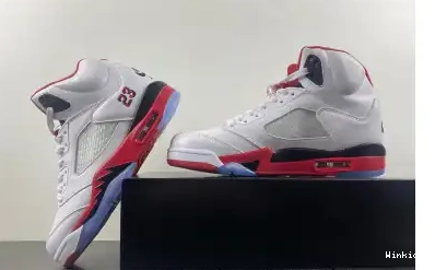 136027-120 Air 5 Jordan Red” “Fire 0614